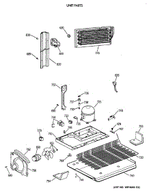 06 - Unit Parts parts for Ge Refrigerator TBH18DAXERWW from AppliancePartsPros.com