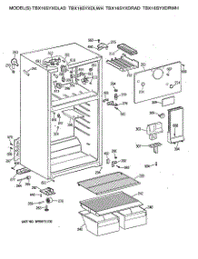 02 - Section2 parts for Ge Refrigerator TBX16SYXDLAD from AppliancePartsPros.com
