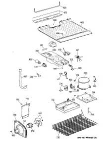 03 - Section3 parts for Ge Refrigerator TBX14SYSJRWH from AppliancePartsPros.com