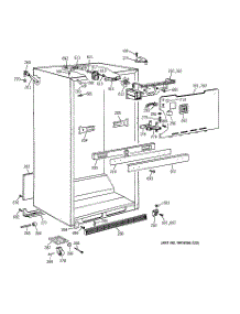 03 - Cabinet Parts parts for Ge Refrigerator TBT24JAXKRWW from AppliancePartsPros.com