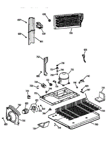 Unit parts for Ge Refrigerator TBT25JAXLRWW from AppliancePartsPros.com