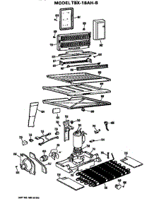 Unit parts for Ge Refrigerator TBX18AHB from AppliancePartsPros.com