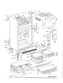 02 - Section2 parts for Ge Refrigerator TBX16JASCRWH from AppliancePartsPros.com