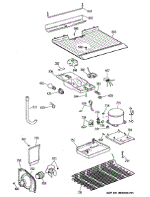 03 - Section3 parts for Ge Refrigerator TBX16SYSFLWH from AppliancePartsPros.com