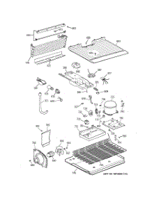 03 - Unit Parts parts for Ge Refrigerator TBJ16JAXMRAD from AppliancePartsPros.com