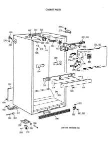 03 - Cabinet Parts parts for Ge Refrigerator TBH18DAXERAA from AppliancePartsPros.com