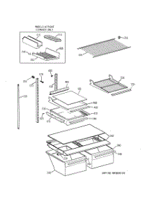 04 - Shelf Parts parts for Ge Refrigerator TBG18DAYJRAA from AppliancePartsPros.com