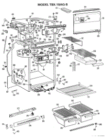 02 - Section2 parts for Ge Refrigerator TBX18AGBR from AppliancePartsPros.com