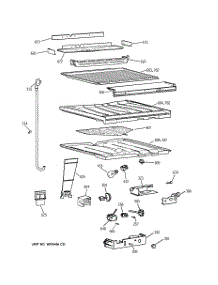 05 - Compartment Separator Parts parts for Ge Refrigerator TBT25JAXKRWW from AppliancePartsPros.com