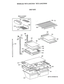 04 - Shelf Parts parts for Ge Refrigerator TBT21JAXCRAA from AppliancePartsPros.com