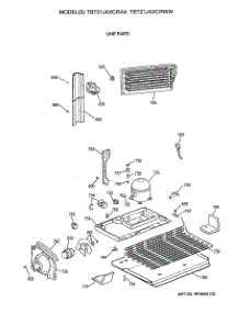 06 - Unit Parts parts for Ge Refrigerator TBT21JAXCRAA from AppliancePartsPros.com