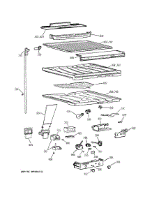 05 - Compartment Separator parts for Ge Refrigerator TBG18JAYARWW from AppliancePartsPros.com