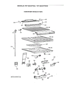 05 - Compartment Separator Parts parts for Ge Refrigerator TBT18DAXFRWW from AppliancePartsPros.com