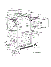 03 - Cabinet Parts parts for Ge Refrigerator TBI18JIXMRWW from AppliancePartsPros.com
