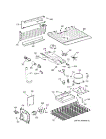 03 - Unit Parts parts for Ge Refrigerator TBG14JABDRAD from AppliancePartsPros.com
