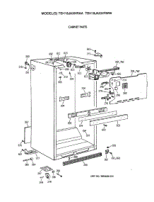03 - Cabinet Parts parts for Ge Refrigerator TBH18JAXHRAA from AppliancePartsPros.com