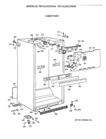 03 - Cabinet Parts parts for Ge Refrigerator TBT24JAXCRWW from AppliancePartsPros.com