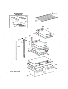 04 - Shelf Parts parts for Ge Refrigerator TBT18JAXLRWW from AppliancePartsPros.com
