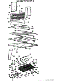 Unit parts for Ge Refrigerator TBF23DFC from AppliancePartsPros.com