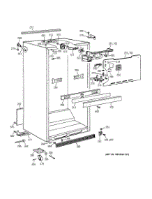 03 - Cabinet Parts parts for Ge Refrigerator TBK21JAXERWW from AppliancePartsPros.com