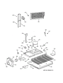 06 - Unit Parts parts for Ge Refrigerator TBT24JAXKRAA from AppliancePartsPros.com