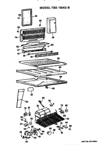 Unit parts for Ge Refrigerator TBX18AGB from AppliancePartsPros.com