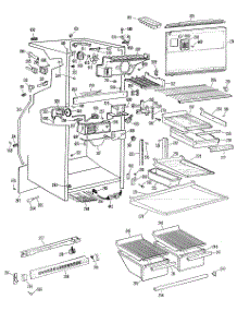 02 - Section2 parts for Ge Refrigerator TBF17KCCR from AppliancePartsPros.com