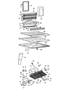 03 - Section3 parts for Ge Refrigerator TBF17KCCR from AppliancePartsPros.com