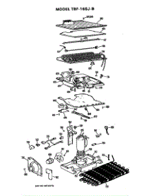 Unit parts for Ge Refrigerator TBF16SJBR from AppliancePartsPros.com
