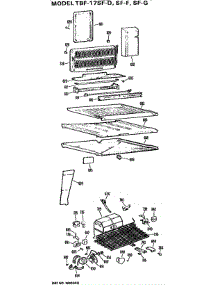Unit parts for Ge Refrigerator TBF17SFG from AppliancePartsPros.com
