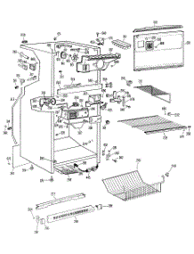 02 - Section2 parts for Ge Refrigerator TBF17LCBR from AppliancePartsPros.com
