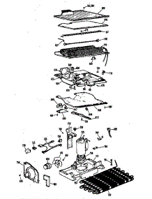 Unit parts for Ge Refrigerator TBF16SJC from AppliancePartsPros.com