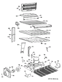 03 - Section3 parts for Ge Refrigerator TBE18DRERWH from AppliancePartsPros.com