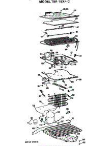 Unit parts for Ge Refrigerator TBF15XFC from AppliancePartsPros.com