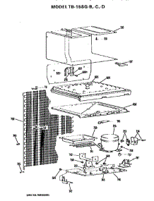 Unit parts for Ge Refrigerator TB15SGDRAD from AppliancePartsPros.com