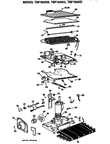 Unit parts for Ge Refrigerator TBF16AKB from AppliancePartsPros.com