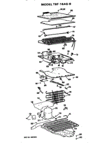 Unit parts for Ge Refrigerator TBF16AGB from AppliancePartsPros.com