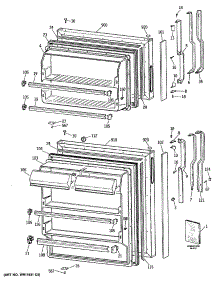 02 - Section2 parts for Ge Refrigerator TBE14SASDRWH from AppliancePartsPros.com