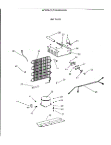 03 - Unit Parts parts for Ge Refrigerator TAX4SNXWN from AppliancePartsPros.com