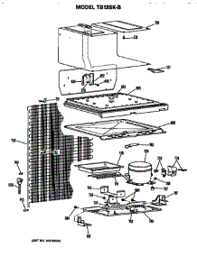 Unit parts for Ge Refrigerator TB13SKBR from AppliancePartsPros.com