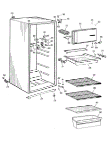 02 - Section2 parts for Ge Refrigerator TA11SGBL from AppliancePartsPros.com