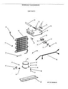 03 - Unit Parts parts for Ge Refrigerator TAX4ANXBWN from AppliancePartsPros.com