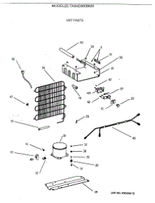 03 - Unit Parts parts for Ge Refrigerator TAX4DNXBWH from AppliancePartsPros.com
