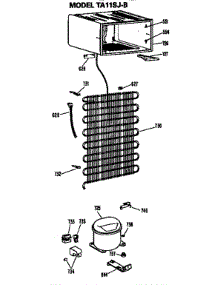 Unit parts for Ge Refrigerator TA11SJB from AppliancePartsPros.com