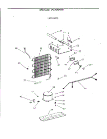 03 - Unit Parts parts for Ge Refrigerator TAX4SNXWH from AppliancePartsPros.com