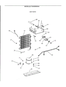03 - Unit Parts parts for Ge Refrigerator TAX4DNXWH from AppliancePartsPros.com