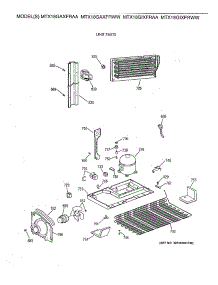 06 - Unit Parts parts for Ge Refrigerator MTX18GAXFRAA from AppliancePartsPros.com