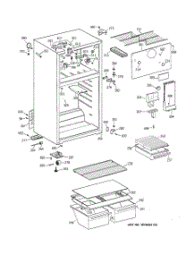 02 - Cabinet parts for Ge Refrigerator MTX17BAZDRWH from AppliancePartsPros.com