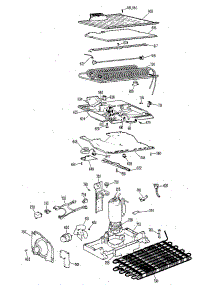 Unit parts for Ge Refrigerator TBF14SKB from AppliancePartsPros.com
