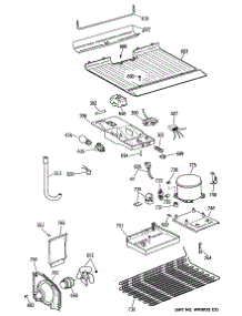 03 - Section3 parts for Ge Refrigerator MTE16EASJRWH from AppliancePartsPros.com